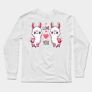 Valentine's Cartoon Delights T-Shirt Long Sleeve T-Shirt